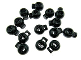 Cord Lock Spring Toggles -6mm Wide Hole For Shock Bungee Elastic - 8 Cols - CE20