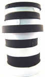Flat Woven Elastic - 25m Reels - Black or White ¾,1,1¼,1½, 2, 3 Inch