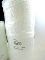 Strong Braided Polypropelylene Cord in Black or White - 100m Rolls 2mm- 3mm- 4mm