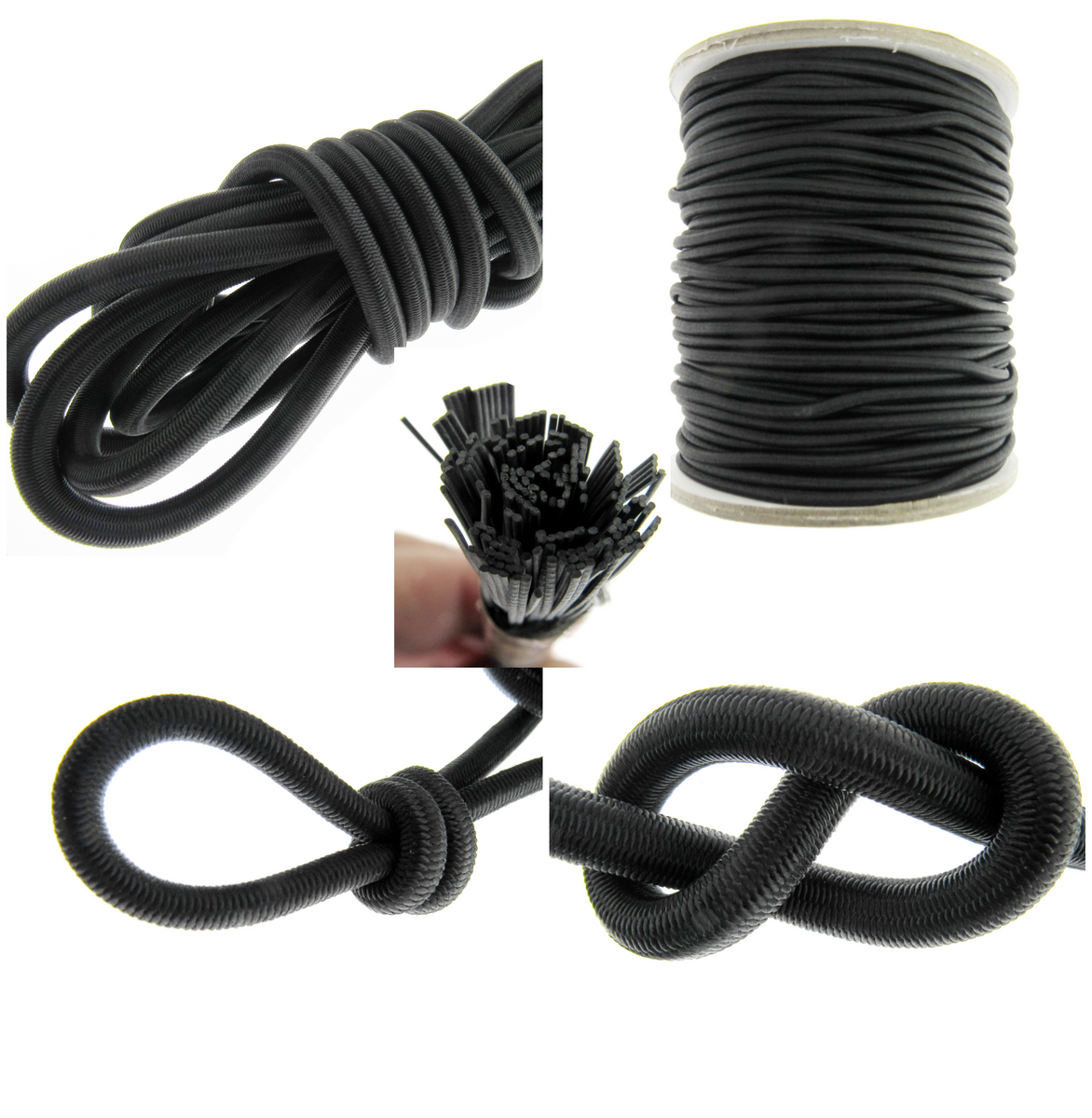 Elastic online rope cord