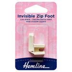Invisible Zip Foot by Hemline - Use this to fasten most Invisible Zippers H162