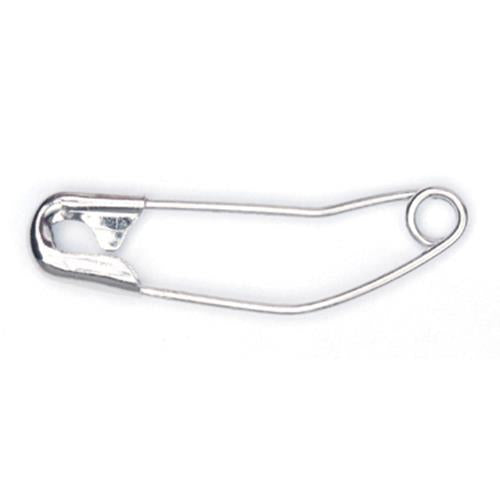 Curved Safety Pins - Great for Quilting - Nickel Plated High Carbon - 37mm