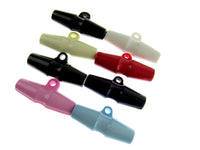 Barrel Duffle Coat Toggle Buttons 32mm Plastic Toggles Choice of Colours CT153