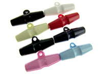 Barrel Duffle Coat Toggle Buttons 32mm Plastic Toggles Choice of Colours CT153