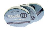 Magnetic Craft Tape - Stick It by Docrafts - 1.27cm x 3m Reel