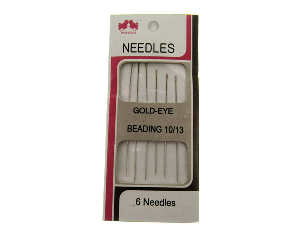 Beading Needles x 2 packs -= 6 needles per pack