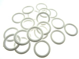Plastic Curtain Rings - 21mm  (Internal Diameter = 16mm)