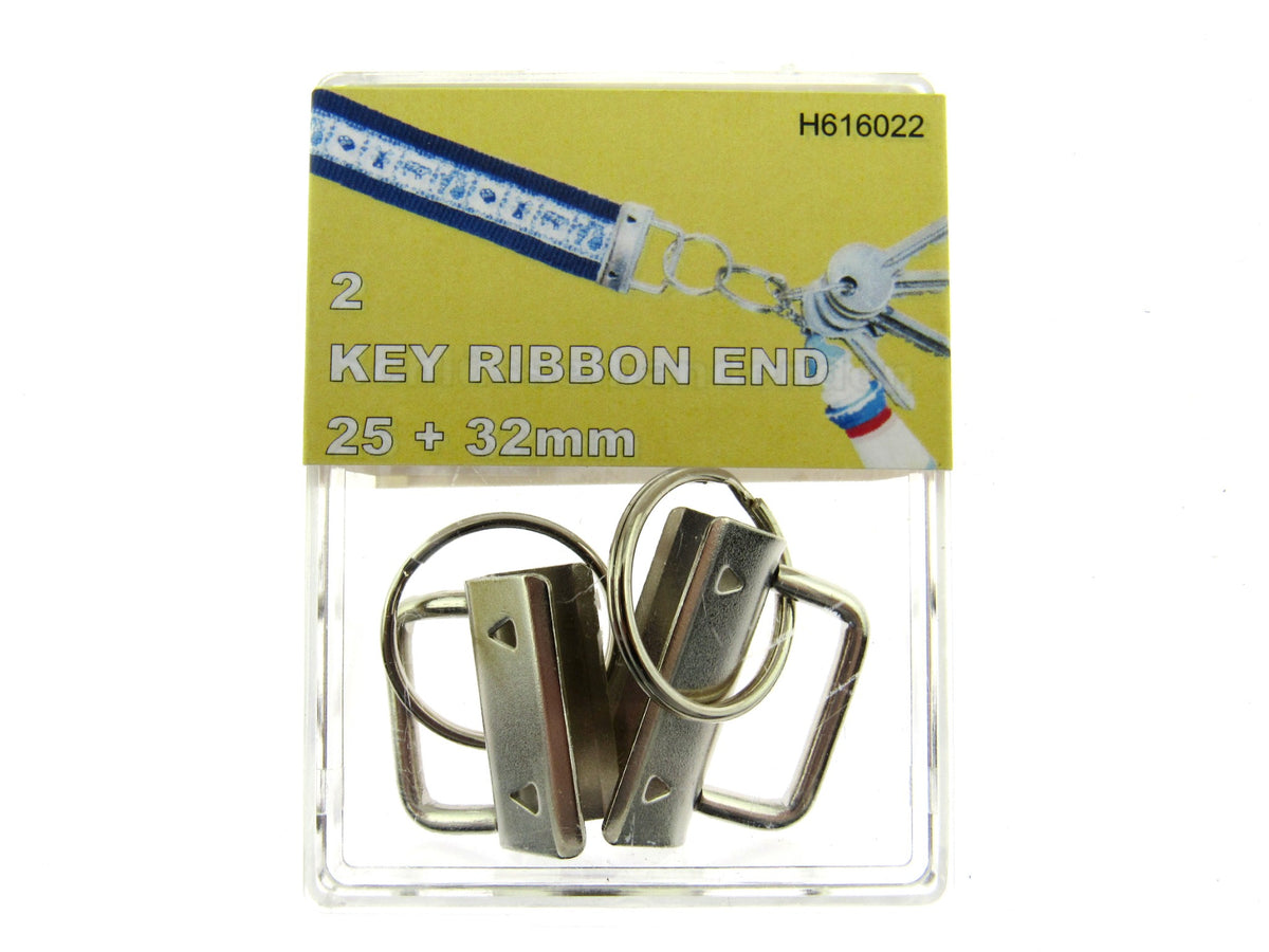 Nickel Plated Ribbon End Clip Bag Strap Tail Clip Silver Key Fob Hardware  25mm - China Key Fob Hardware and 32mm Key Fob Hardware price