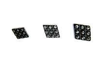 Diamond Shaped Buttons - Black Diamond Diamante Buttons - 15mm/18mm/20mm - CX2
