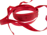 Valentine Ribbon with Woven Heart in Black or Red - 10mm x 3m (53771)