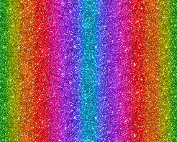 Rainbow Cotton Fabric Digitally Printed Cotton with Glitter Fleck 59" Wide