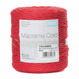 Cotton Macramé Cord - 87m x 4mm - 0.5kg Rolls - 20 Colours Available TMC4