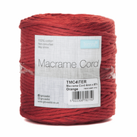 Cotton Macramé Cord - 87m x 4mm - 0.5kg Rolls - 20 Colours Available TMC4