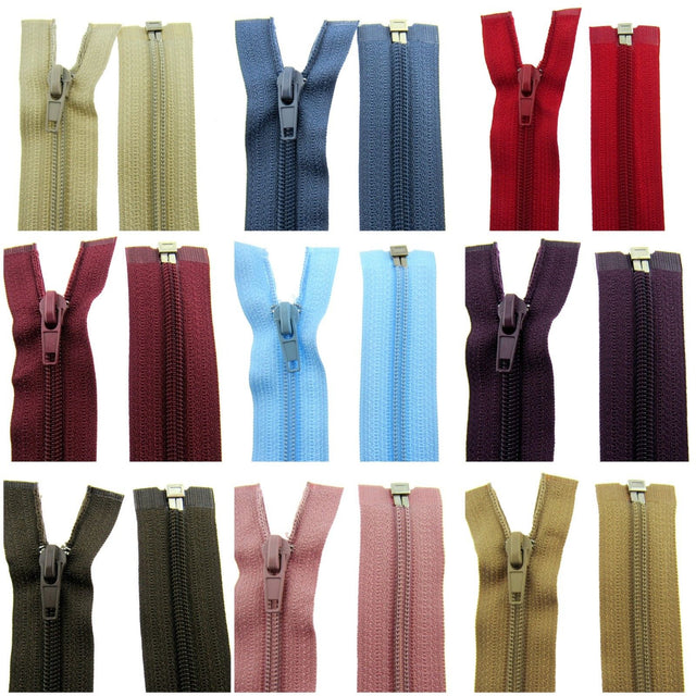 nylon open end zips for jackets and coats