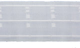 Pinch Pleat Curtain Tape - 100mm (4") Wide - 3 Pleats - 1:2.5 Fullness - MOLTO