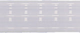 Pencil Pleat Curtain Tape 100mm 1:2.5 Fullness 48mm Repeat Bellini Per Meter