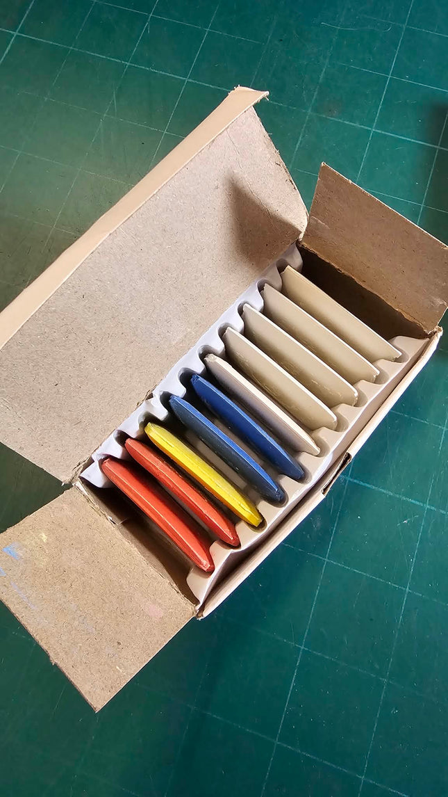 Tailors Chalk Four Corners 10 Piece Pack 40mm x 35mm Mixed Colours Dressmaking