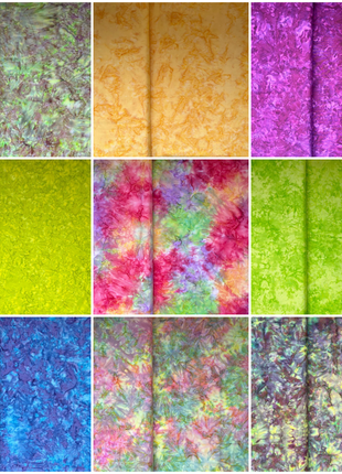 Polo Batik Cotton Fabric Fat Quarters by Sew Simple 26 Colours L1 (Col 1 - 28) - ThreadandTrimmings