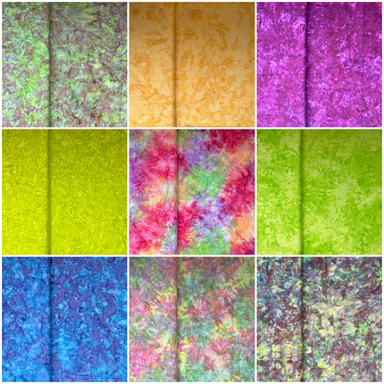 Polo Batik Cotton Fabric Fat Quarters by Sew Simple 26 Colours L1 (Col 1 - 28) - ThreadandTrimmings