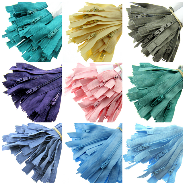 Trebla Nylon Closed End Zips Single Individual Skirt Cushion Craft 4-22 Inch