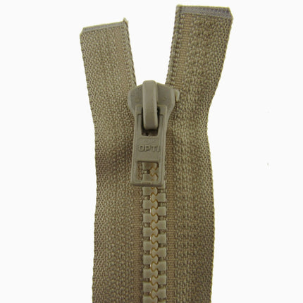 Heavy Duty Plastic Open End Zip Chunky Moulded Delrin 6mm Fastener Jacket Coat - ThreadandTrimmings