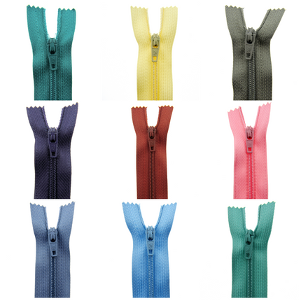 Trebla Nylon Closed End Zips Single Individual Skirt Cushion Craft 4-22 Inch