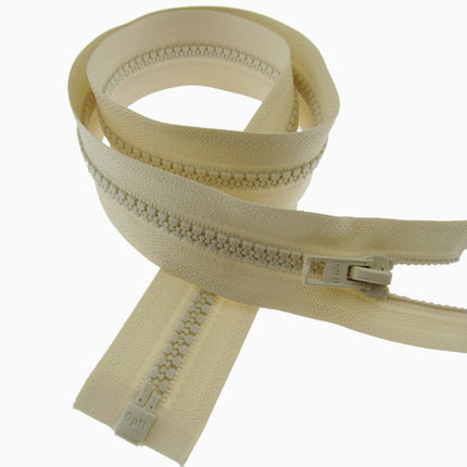 Heavy Duty Plastic Open End Zip Chunky Moulded Delrin 6mm Fastener Jacket Coat - ThreadandTrimmings