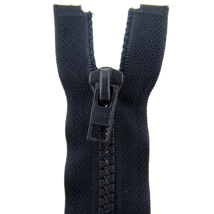 Heavy Duty Plastic Open End Zip Chunky Moulded Delrin 6mm Fastener Jacket Coat - ThreadandTrimmings