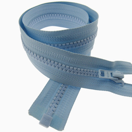 Heavy Duty Plastic Open End Zip Chunky Moulded Delrin 6mm Fastener Jacket Coat - ThreadandTrimmings
