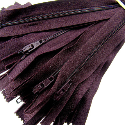 Nylon Closed End Trebla Zips 10 Pack Pastels Sorbet Shades Dresses Crafts - ThreadandTrimmings