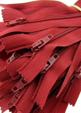 Nylon Closed End Trebla Zips 10 Pack Brights Neutrals Dresses Skirts Crafts - ThreadandTrimmings