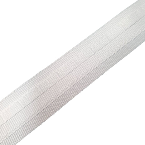 Roman Blind Pocket Rod Tape 19mm 3/4 Inch Wide White Choice of Lengths - RB001 - ThreadandTrimmings