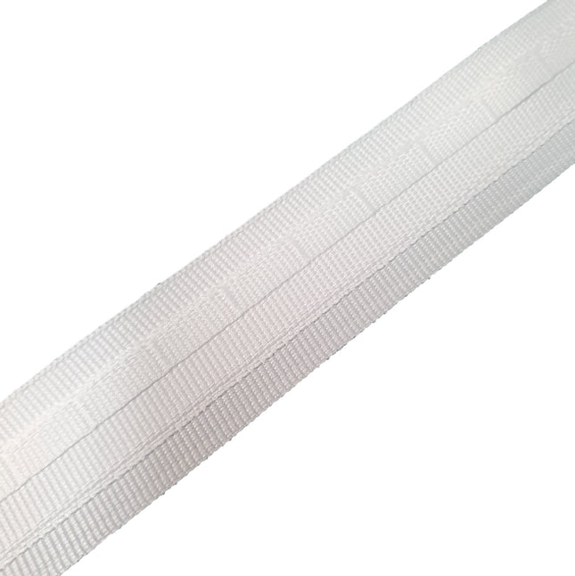 Roman Blind Pocket Rod Tape 19mm 3/4 Inch Wide White Choice of Lengths - RB001 - ThreadandTrimmings