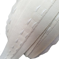 Cream Curtain Heading Tape - 25mm (1") Wide x 100m (Whole Roll)