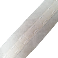 Cream Curtain Heading Tape - 25mm (1") Wide x 100m (Whole Roll)