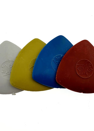 Soft Tailors Chalk Triangle Fabric Marker Sewing Dressmaking White Assorted 3 10 - ThreadandTrimmings
