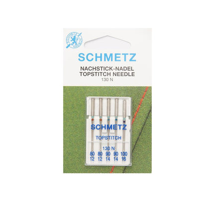 Topstitch Sewing Machine Needles by Schmetz - ThreadandTrimmings