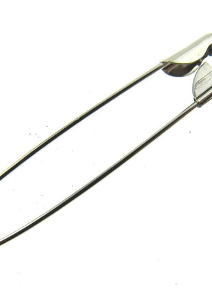 Safety Pins Nickel Plated Steel - 50 x 54mm / 2 Inch Long Approx - ThreadandTrimmings