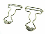 Dungaree Wire Clip For Painters Overalls in Silver or Antique Brass 38mm CX66