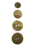 Round Wooden Domed Buttons Made From Olive Trees - CW6 - 5 Sizes