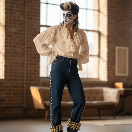 1980s Adam Ant Style with Bells