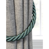 Pair of Reef Rope Curtain Tiebacks with Twisted End Caps by Jones Interiors