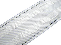 White Curtain Heading Tape Pencil Pleat - 55mm (2") Wide - Choice of Length CT50