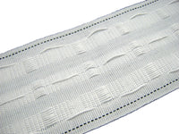 White Curtain Heading Corded Pocket Pencil Pleat Tape - 75mm (3") Wide - CT75P