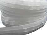 Curtain Header Tape - White Polyester Pencil Pleat Tape -25mm (1") Wide CT25100P