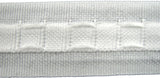 Curtain Header Tape - White Polyester Pencil Pleat Tape -25mm (1") Wide CT25100P