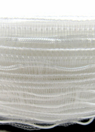 Transparent Austrian Blind Tape with 2 Draw Cords 25mm 1" Inch Wide Festoon - ThreadandTrimmings