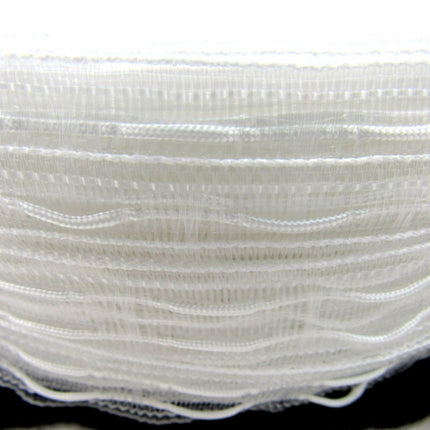 Transparent Austrian Blind Tape with 2 Draw Cords 25mm 1" Inch Wide Festoon - ThreadandTrimmings