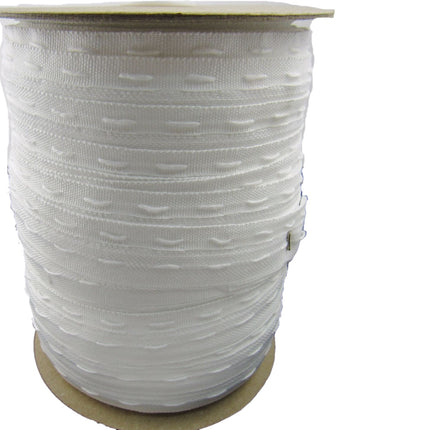Flange Lining Curtain Tape - 25mm 1 Inch Wide - Polyester - CT25FLP - ThreadandTrimmings