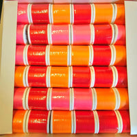 Polyester Sewing Thread Flo Red, Orange, Pink - 36 x 100m Reels